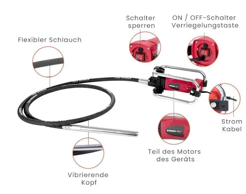 Betonrüttler 2300W mieten