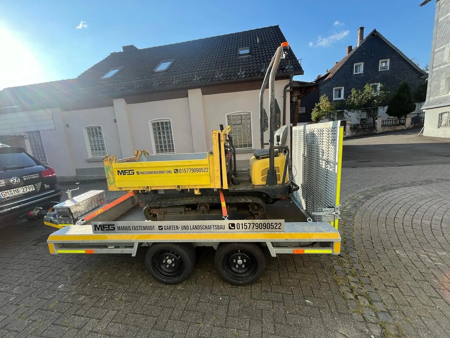 Yanmar C12R Dreiseitenkipper mieten Yanmar C12R Dreiseitenkipper mieten