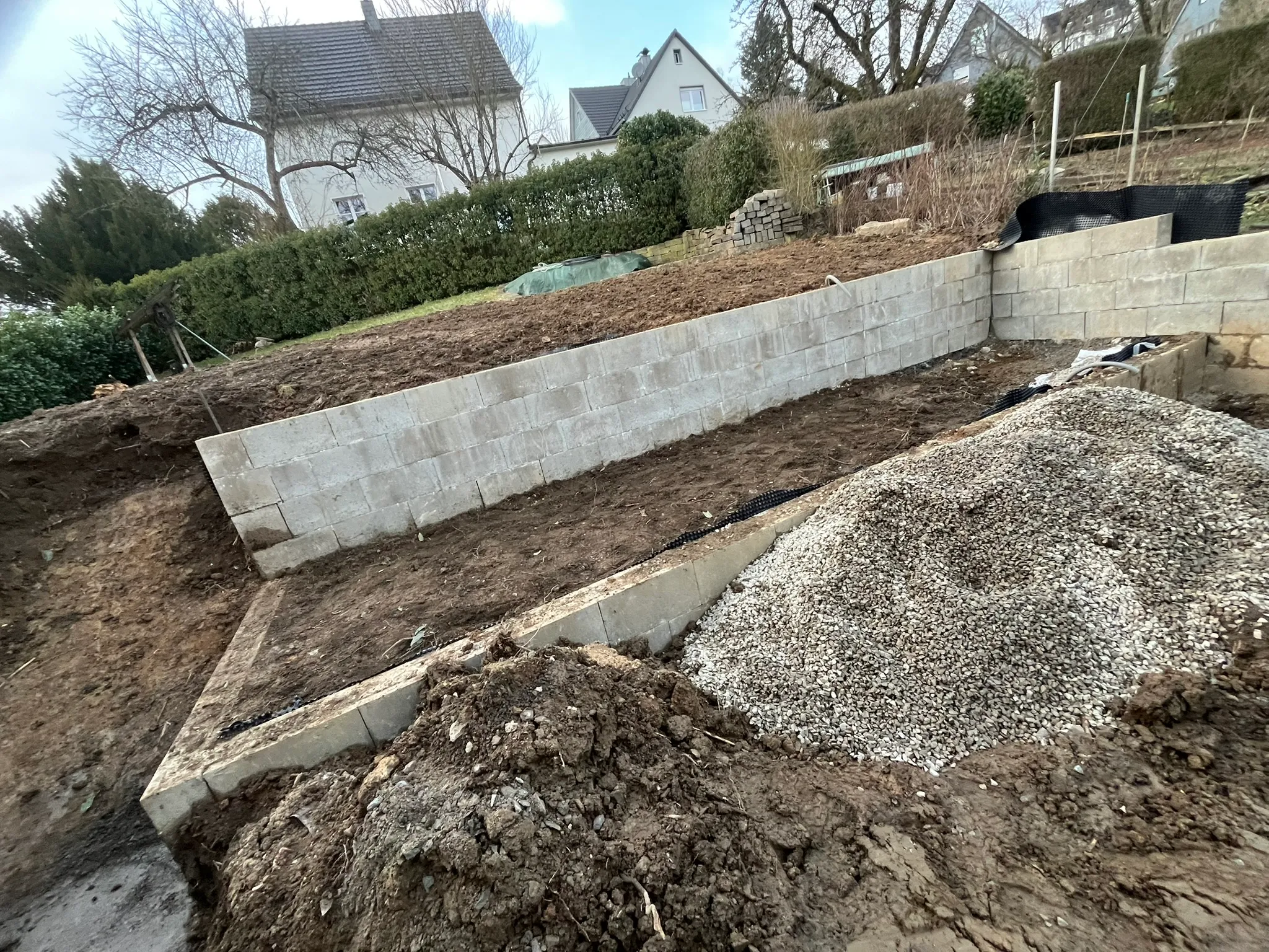 Mauerbau und Betonarbeiten