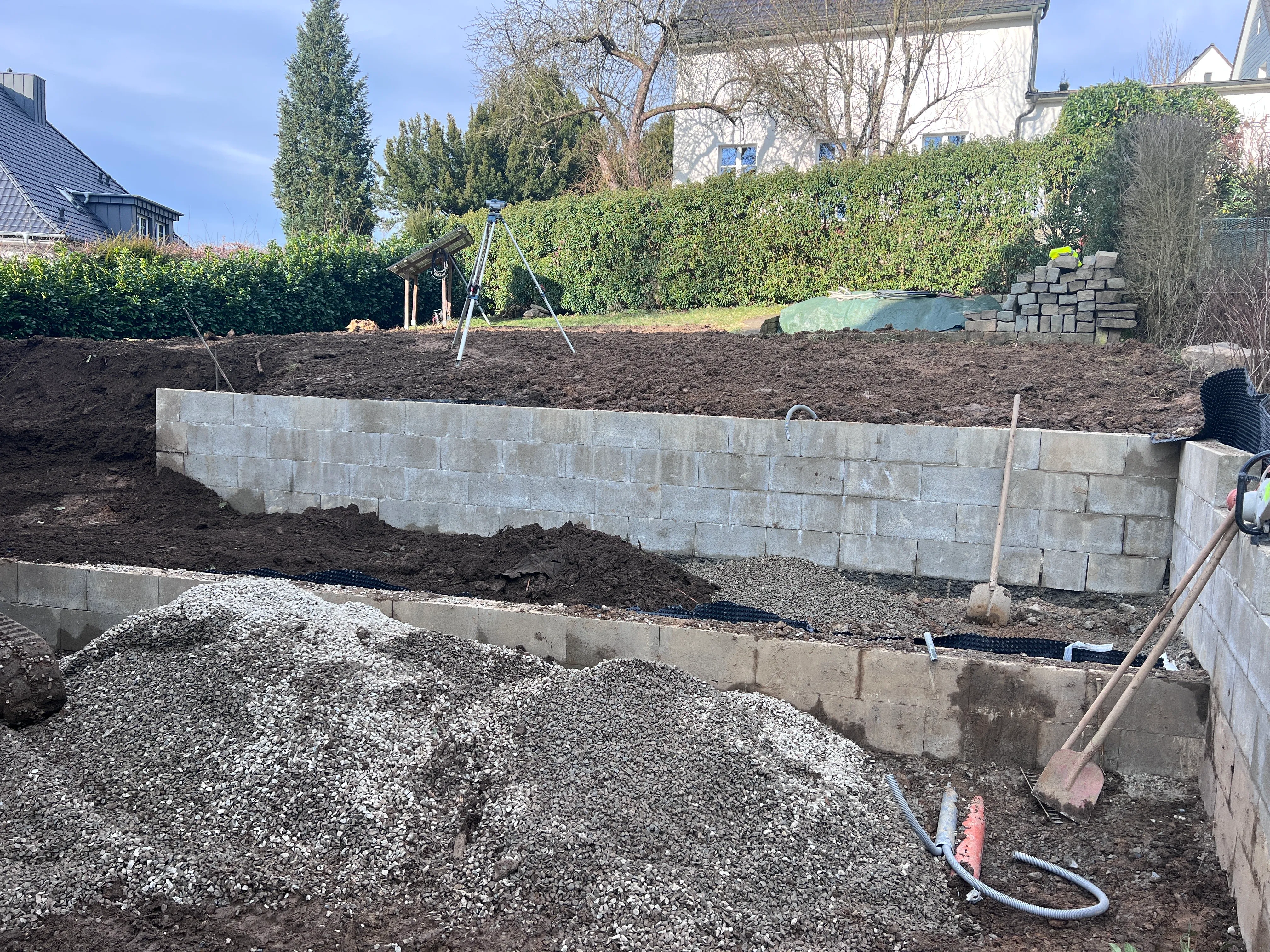 Mauerbau und Betonarbeiten